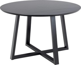 XXXLutz JEDÁLENSKÝ STÔL, dub, čierna, 120/120/75 cm P & B - Stoly - 001749092103