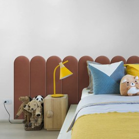 Zástena za posteľ - Oblúk - 20x80cm Farba: Staro ružová, Rozmer: 20x80