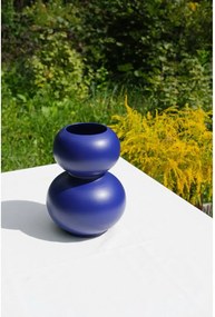 Tmavomodrá keramická váza (výška 36 cm) Tuga – noo.ma