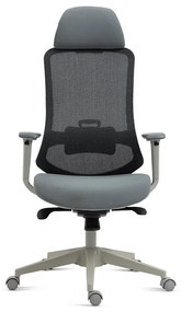 BONTEC Kancelárska stolička, synchrónny mechanizmus, sivá sieťovina, KA-V321 GREY Farba: Šedá