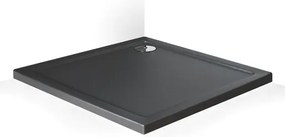 Sprchová vanička štvorcová Roth 100x100 cm akrylát antracit 8000314