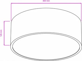 Brilagi - Kúpeľňové stropné svietidlo POOL 2xE27/15W/230V priemer 30 cm IP54 béžová