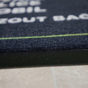 Mercury Flooring, Rohožka Checklist 40x60 cm - na von aj na doma, 40x60, čierna