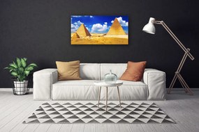 Obraz na plátne Púšť piramida krajina 125x50 cm