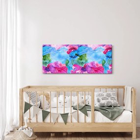 Obraz - Farebné vlny (120x50 cm)
