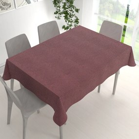 Biante Bavlnený obdĺžnikový obrus Sandra SA-339 Biele bodky na tmavo červenom 120x160 cm