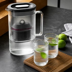 Gefu Puralis sklenená filtračná kanvica na vodu 2,5 l