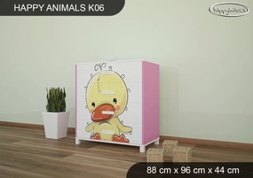 Detská komoda ZVIERACIE KAMARÁTI - TYP 6