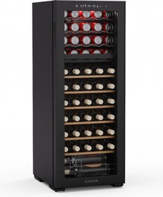 Klarstein Bovella 55 Duo+ chladnička na víno, 2 v 1, 55 fliaš, 2 zóny, 9 políc, Dotykové ovládanie