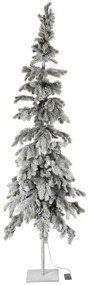 Vianočný zasnežený stromček s led svetielkami Snowy - 100 * 220 cm