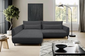 XXXLutz ROHOVÁ SEDAČKA, textil, tmavosivá MID.YOU - Sedačky - 001574005707