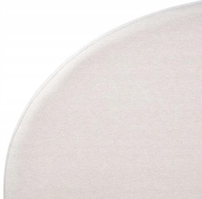 Beliani Vodná posteľ VAUCLUSE 160 x 200 cm Krémová biela manželská