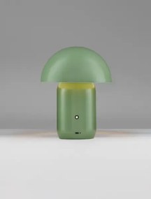 Dizajnová stojaca lampa Pois Zelená