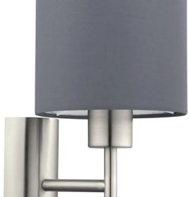 Eglo 94926 - Nástenné svietidlo PASTERI 1xE27/60W/230V
