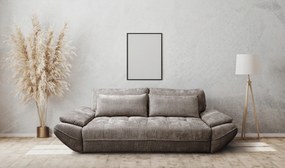 XXXLutz ROZKLADACIA POHOVKA, drevo, textil, kompozitné drevo, taupe MID.YOU - Sedačky - 000694009902