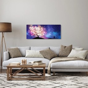 Obraz - Vesmírny strom (120x50 cm)