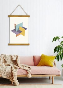 Závesné plátno na stenu Sketch of Impossible Contrast / Dan Johannson - 20x30 cm – prírodný rám