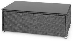 MultiGarden Záhradný set nábytku, rohová sedačka, stôl, modulárny, technoratan - sivá MultiGarden