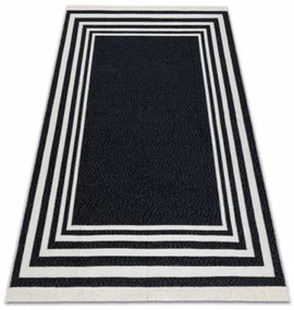 Koberec TWIN 22990 Ramka čierny / krémový