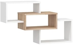 Polička M Rio-17 sonoma svetlý/biely