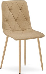 Béžová jedálenská stolička LIBRA