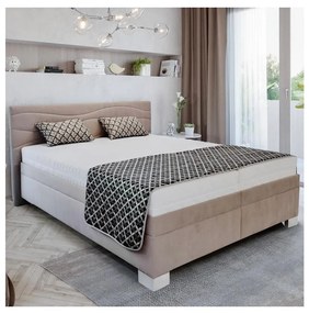 Čalúnená posteľ WINDSOR 180x200 cm bez matraca béžová