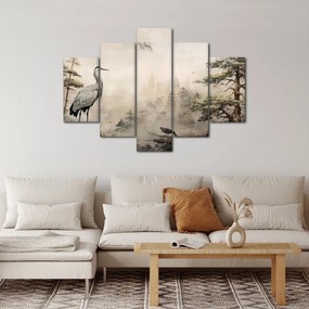 Obraz - Kreslená krajina (150x105 cm)