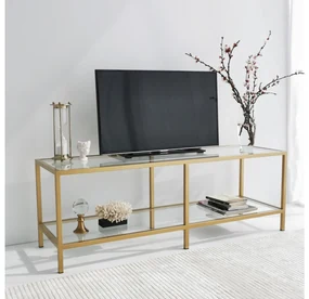 TV stolík Sibade 1 (zlatá) . Vlastná spoľahlivá doprava až k Vám domov. 1095507