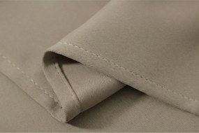 Béžová záclona OXFORD 140x250 cm Zavesenie: Kovové krúžky