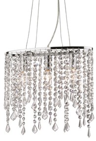 IDEAL LUX 008349 RAIN SP3 závesné svietidlo chróm