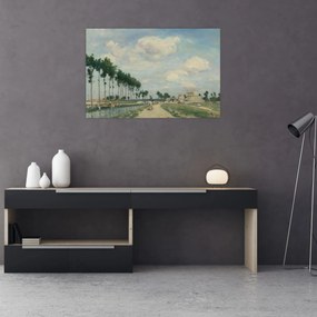 Obraz - Johan Barthold Jongkind, The Towpath, reprodukcia (90x60 cm)