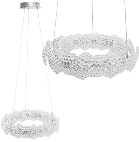 Toolight Toolight, LED závesné svietidlo 47cm, 36W, 4000K, MS016-CP, chrómová, OSW-09628