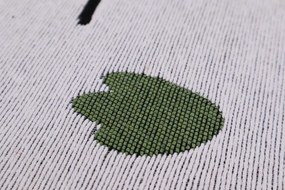 Praktik home, TRHÁK: Detský kusový koberec Natur Dinosaurus, 80x150, zelená, detská izba