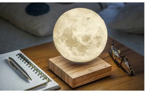 Hnedá svetelná dekorácia do zásuvky ø 12 cm Moon – Gingko