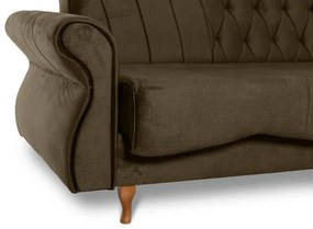 Pohovka Panama 3, hnedá (Monolith 09)