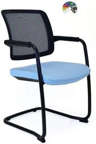 RIM Konferenčná stolička FLEXi FX 1161 čalúnenie URBAN, JET BIOACTIVE, TONAL