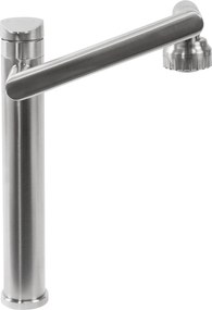 Umývadlová batéria batéria REA PACO INOX vysoká, nikel brúsený