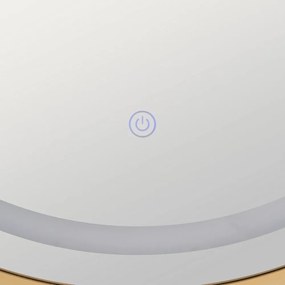 Nástenné zrkadlo s osvetlením 60x60 cm – Ixia