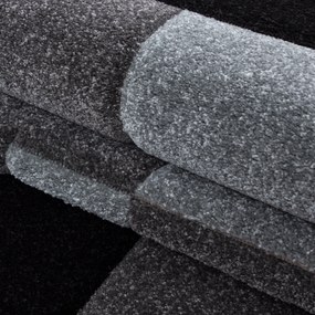 Ayyildiz, Kusový koberec Hawaii 1310 grey, 80x150, čierna, kancelária