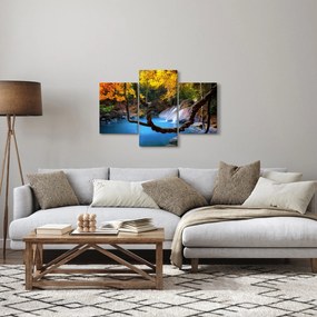 Obraz - Vodopády v Ázii (90x60 cm)