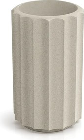 Plastový květináč RONAN LINE HIGH 28 cm pískový