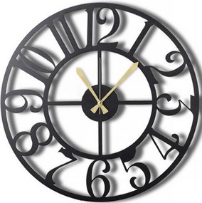 XXXLutz NÁSTENNÉ HODINY čierna 70/70/3 cm - Hodiny - 003808033301
