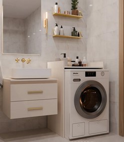 Koupelnová skříňka na pračku Pola 64 cm béžová