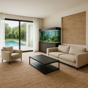 Associated Weavers, Koberec metráž Tropical 33, na mieru, šíře 4m,5m, béžová, filc, chodba / predsieň