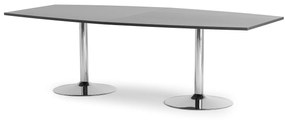 Rokovací stôl Flexus 2400x1200 FLEXUS, šedá / chróm