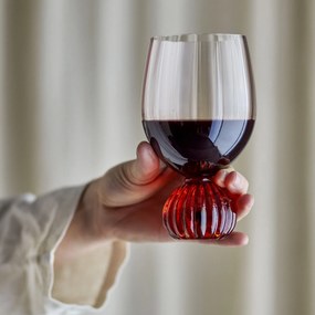 Bloomingville Pohár na víno Taurin Wine Rose 430 ml