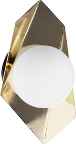 Toolight Toolight, nástenné svietidlo 1xG9 APP1411-W, čierna-zlatá, OSW-08087