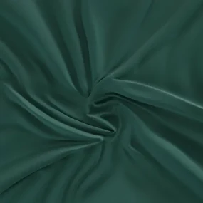 Kvalitex Saténové prestieradlo s gumou tmavozelená, 80 x 200 cm