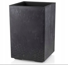 Kvetináč Betonic 60x40 cm čierny betón