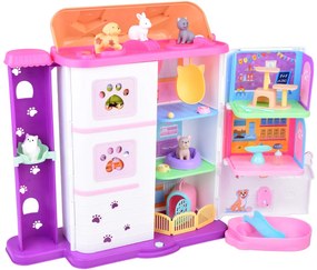 Skladací domček pre zvieratká s figúrkami Jokomisiada ZA5420